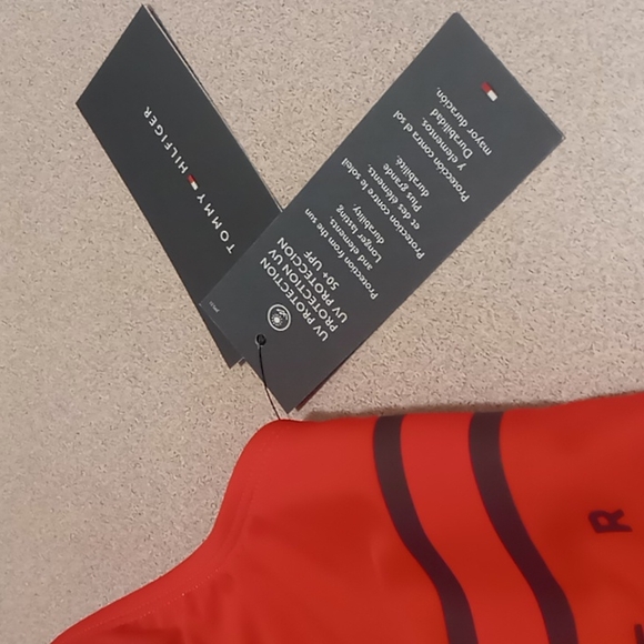 Tommy Hilfiger Swimsuit  Red new with tags size 7 - Picture 5 of 5